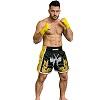 FIGHTERS - Pantaloncini Muay Thai / Elite Fighters / Nero-Giallo