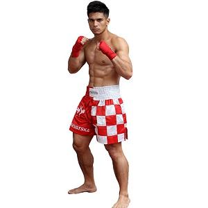 FIGHTERS - Pantaloncini Muay Thai / Croazia-Hrvatska / Zastava / Medium