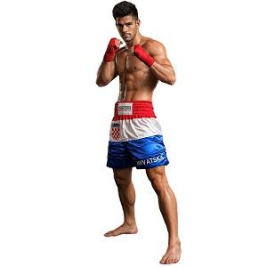 FIGHTERS - Pantaloncini Muay Thai / Croazia-Hrvatska / Grb / XL