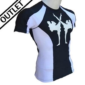 FIGHTERS - Rash Guard / Giant / Nero-Bianco / Large