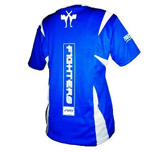 FIGHTERS - Camicia da kickboxing / Competition / Blu / Medium