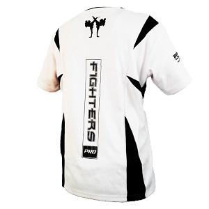 FIGHTERS - Camicia da kickboxing / Competition / Bianco / Small