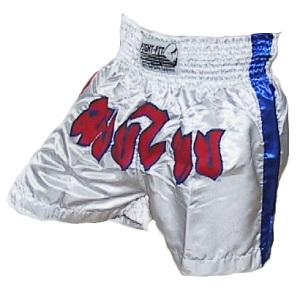 FIGHTERS - Pantaloncini Muay Thai / Bianco / XL