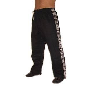 FIGHT-FIT - Pantaloni di cotone / Nero / 200 cm / XXL