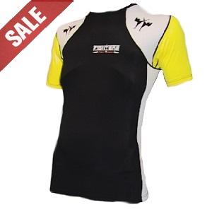 FIGHTERS - Rash Guard / Nero-Giallo / Small