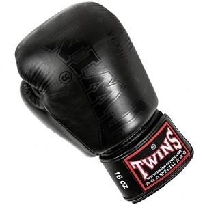 Twins - Guantes Boxeo / BGVL-8 / Negro-Negro / 12 oz